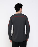 Men's Essential Striped Long Sleeve T-shirt - Neverover Activewear